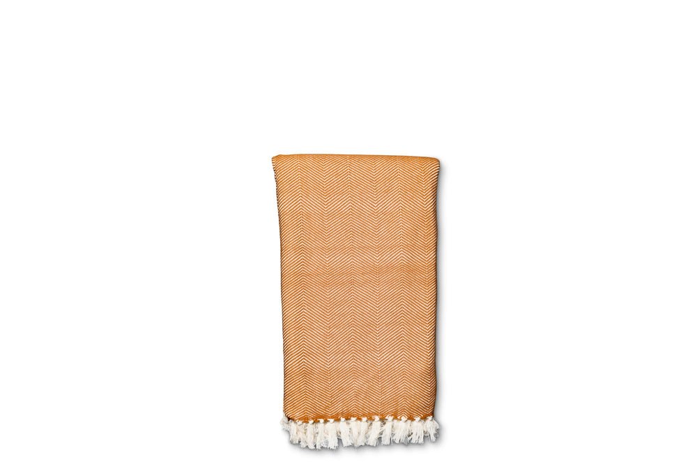 SAMPLE SALE Samara Cotton Throw Blanket - Walnut