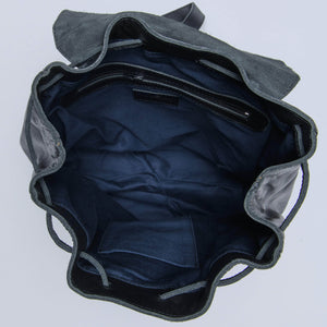 UnoEth Enku Leather Backpack - Black - Handmade in Ethiopia