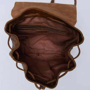 UnoEth Enku Leather Backpack - Walnut - Handmade in Ethiopia