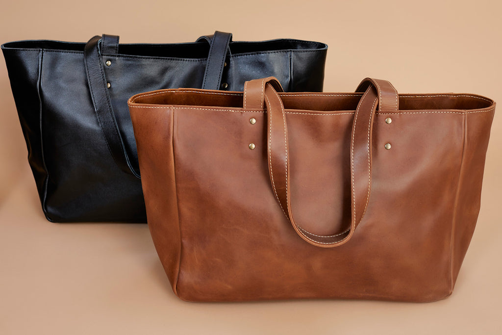 Hanna Handmade Leather Tote – UnoEth