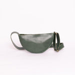 Jima Leather Crossbody - Forest Green