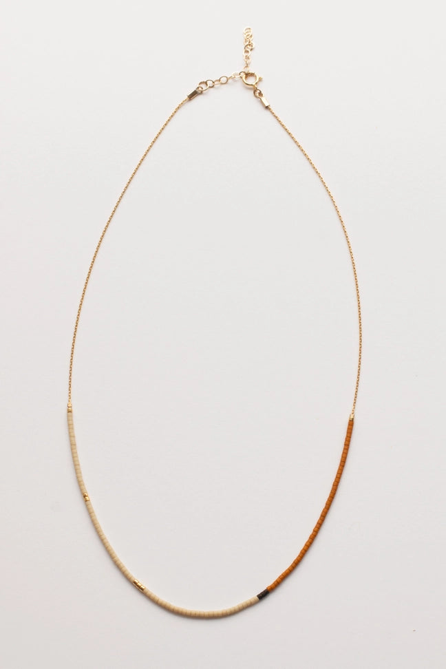 Mala Necklace - Rust