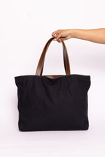 Rama Canvas Market Tote - Black