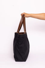 Rama Canvas Market Tote - Black