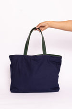 Rama Canvas Market Tote - Navy