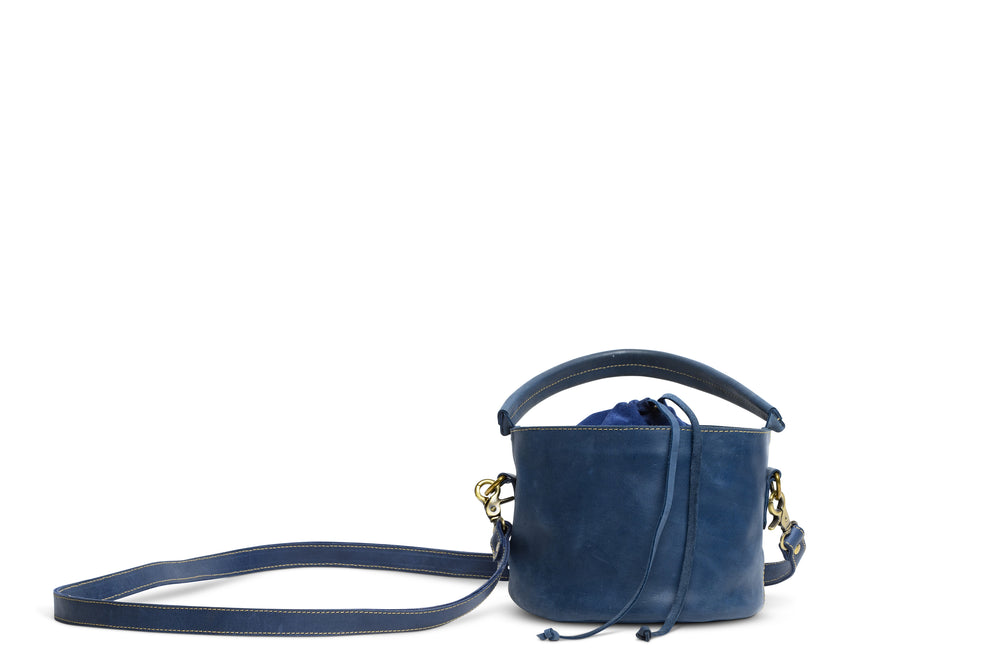 Lelo Drawstring Bucket Bag - Nile Blue