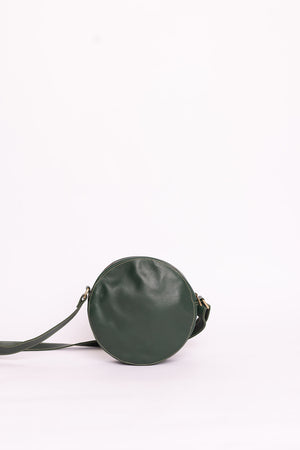 Zuri Circle Bag - Forest Green