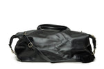 Guzzo Leather Duffle Bag - Black