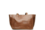 Sheba Leather Tote - Almond Brown