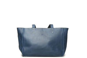 
            
                Load image into Gallery viewer, UnoEth Sheba Leather Tote - Nile Blue - Handmade in Ethiopia
            
        