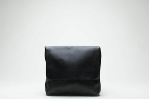 UnoEth Telak Leather Messenger Bag - Black - Handmade in Ethiopia